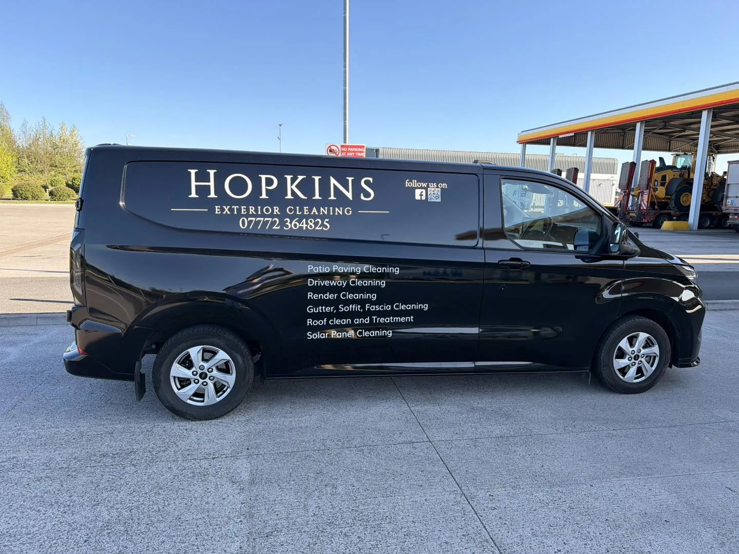 Hopkins exterior cleaning van by Hopkins Exterior Cleaning